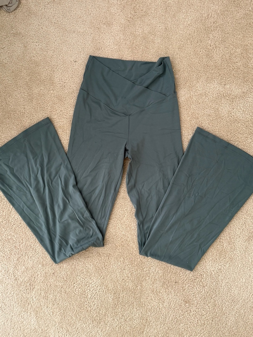 Aerie Flare Leggings Sage Green Size L long